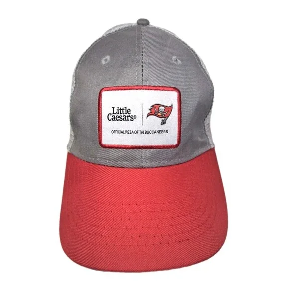 NWOT Little Cesars NFL Official Pizza Buccaneers Sponsor Trucker Hat Embroidered - Picture 2 of 7